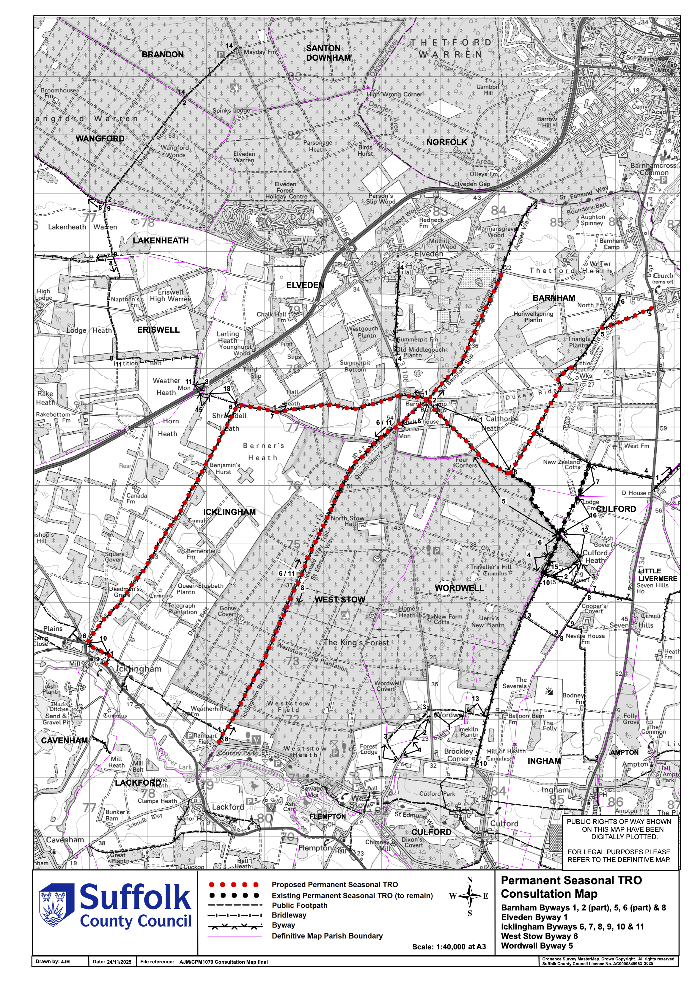 HAVE YOUR SAY ! Proposed Introduction of a seasonal Traffic Regulation Orders on Byways